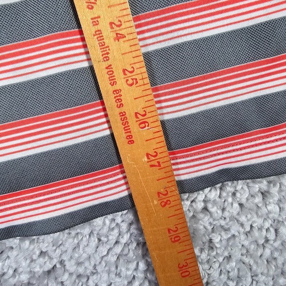 Nike Golf Men Dri Fit Striped Polo Shirt Size Large Performance Athletic Weekend - Picture 10 of 11